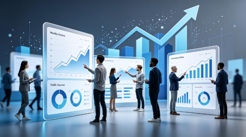 Landing page – Analytics